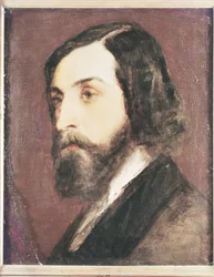 Portret van Alfred de Musset (1810-57)